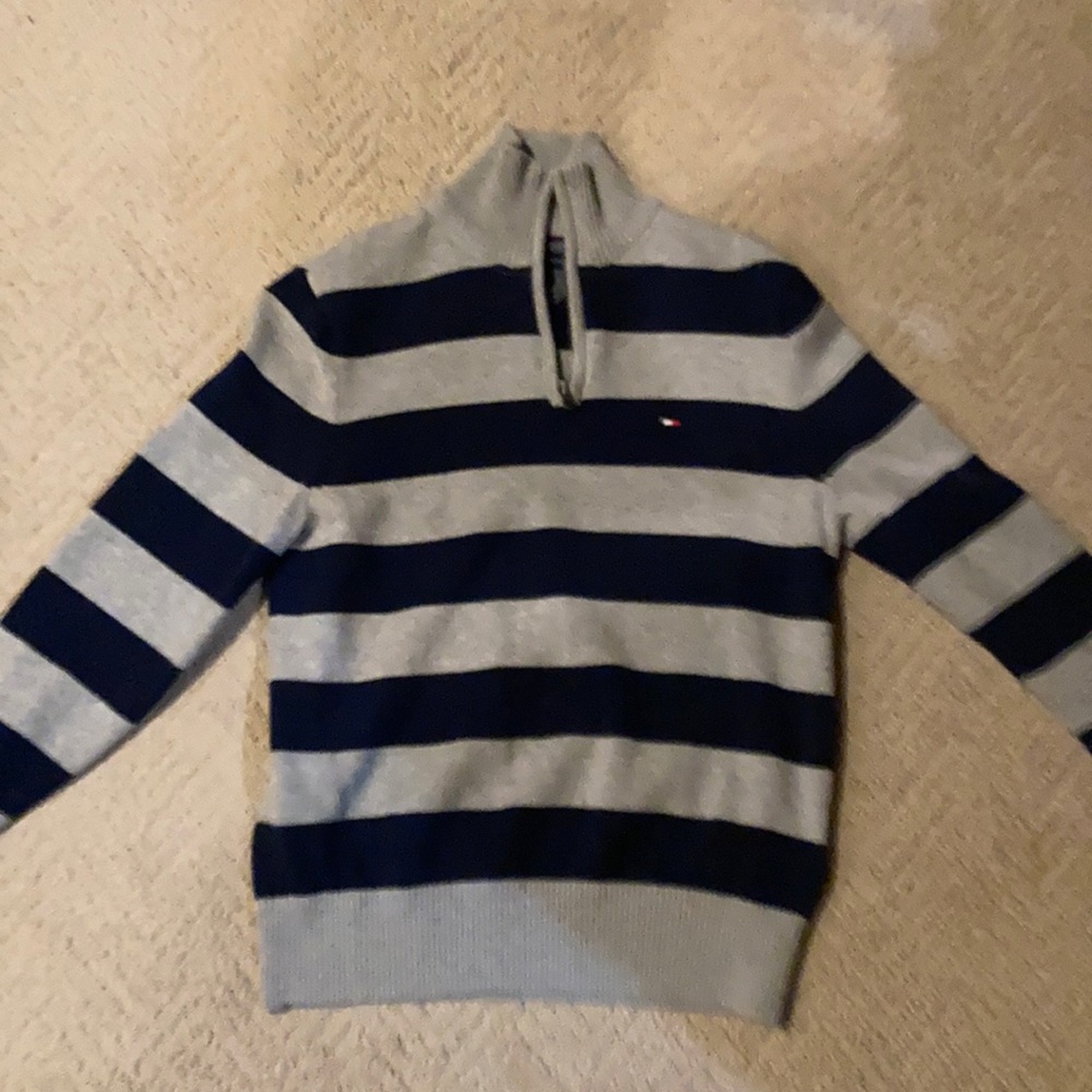 Tommy Hilfiger cotton rugby stripe sweater